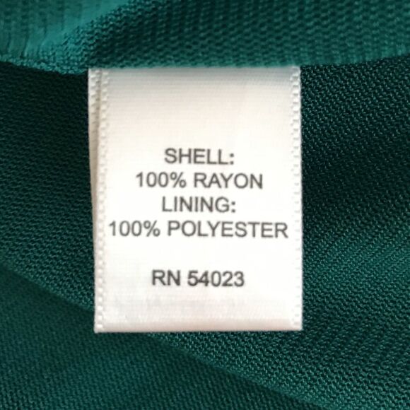 Issa London for Banana Republic Green Jersey Knit Pleated Dress Women's Size 12 - Picture 8 of 10